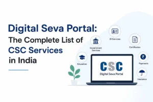 Digital Seva Portal The Complete List of CSC Services in India