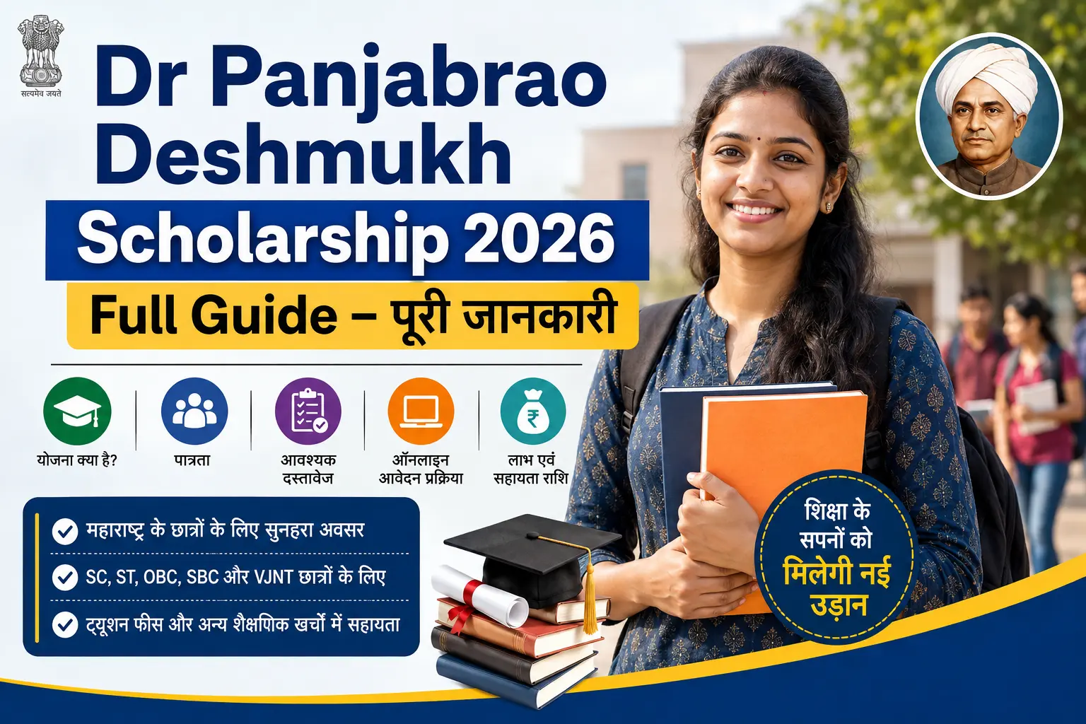 Dr Panjabrao Deshmukh Scholarship 2026