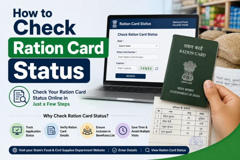 How to Check Ration Card Status Ration Card Kya Hota Hai