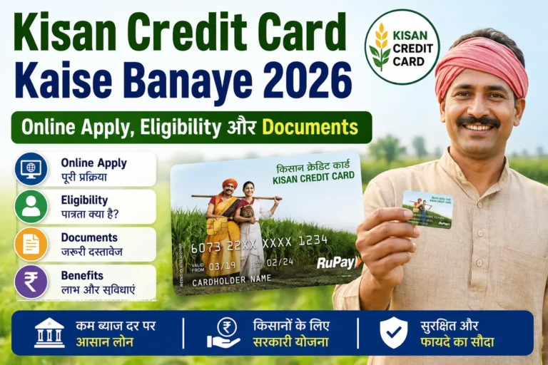 Kisan Credit Card Kaise Banaye 2026