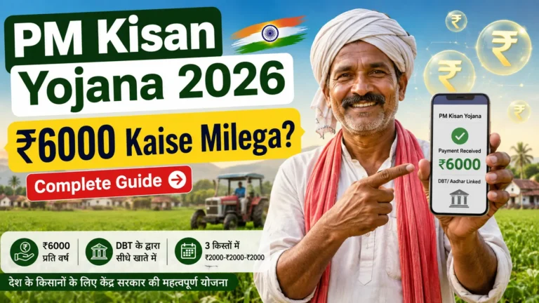 PM Kisan Yojana 2026 ₹6000 Kaise Milega Complete Guide