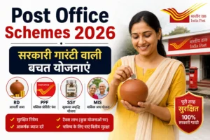 Post Office Schemes 2026 – Sarkari Guarantee Wali Bachat Yojanayen