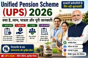 Unified Pension Scheme (UPS) 2026: क्या है, लाभ, पात्रता और पूरी जानकारी