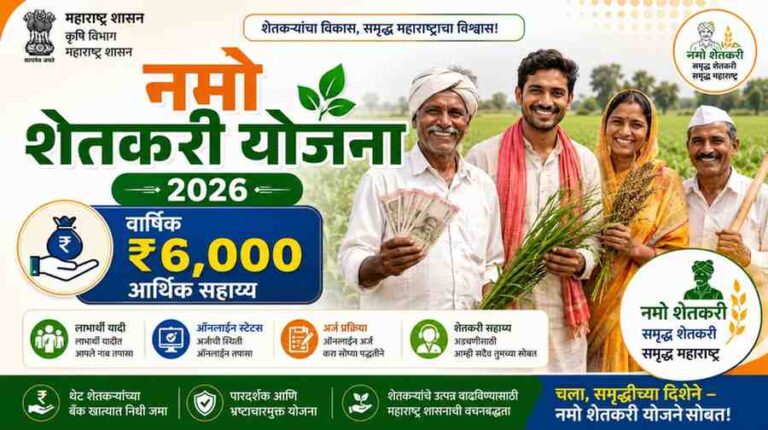 नमो शेतकरी योजना 2026